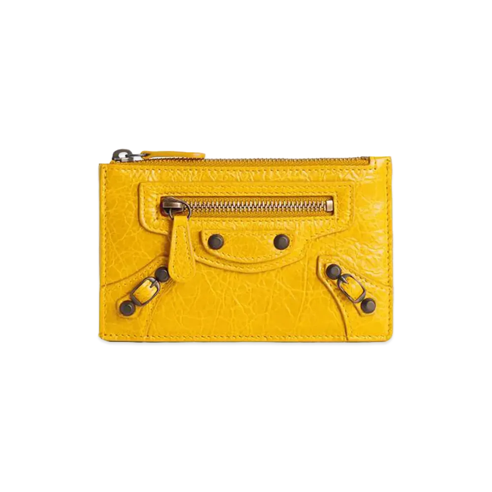 BALENCIAGA Women's Le City Long Coin & Card Holder "Marge Yellow"