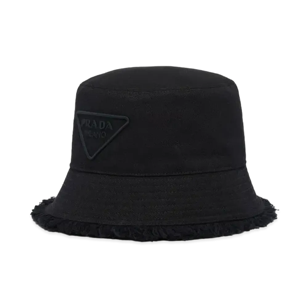 PRADA Drill Bucket Hat "Black"