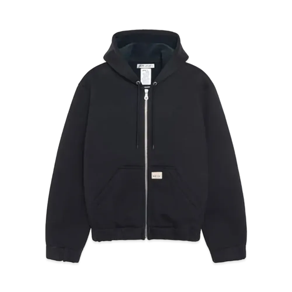 Stussy x Our Legacy Work Shop Scuba Zip Hoodie "Black Scub "