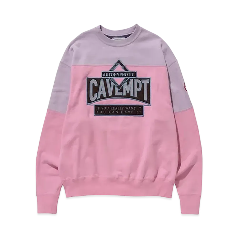 Cav Empt (C.E) AUTOHYPNOTIC CREW NECK "Purple"