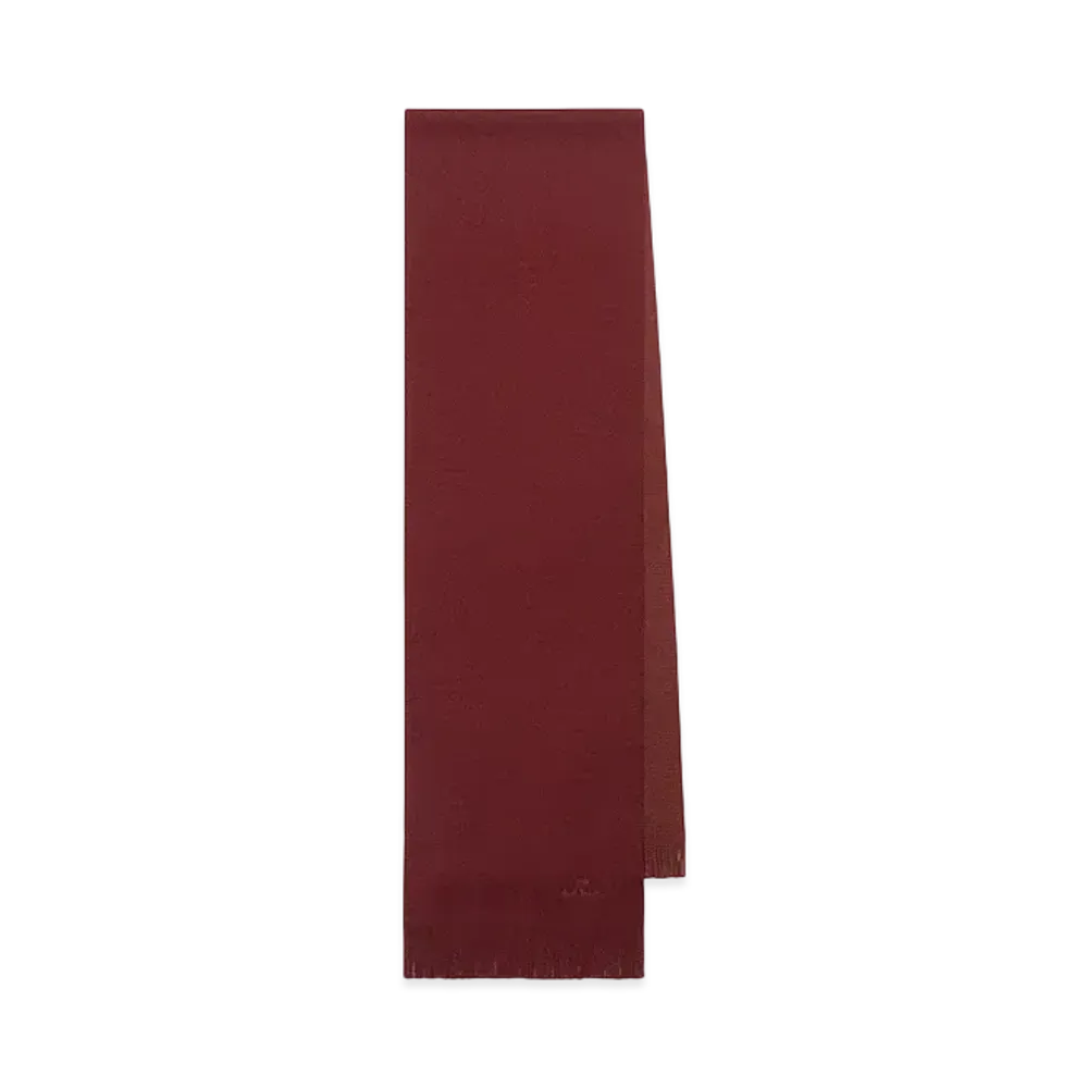 Paul Smith Solid Russell Reversible Muffler "DarkRed"