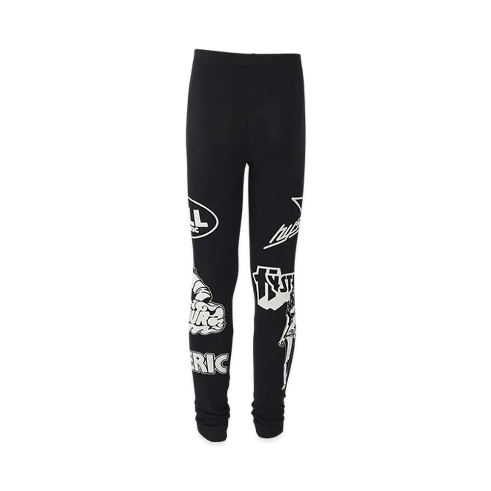HYSTERIC GLAMOUR Vixen Girl Leggings "Black"