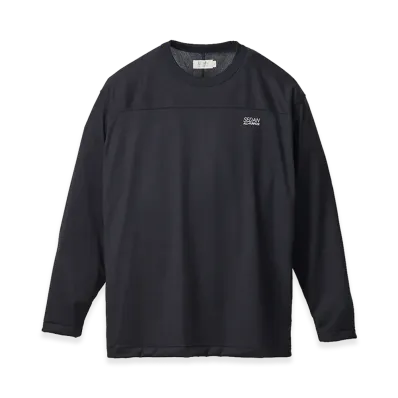 SEDAN ALL-PURPOSE Wool Jersey Football Tee "Black"