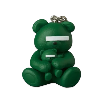 UNDERCOVER x BE@RBRICK Bear Keychain "Green"