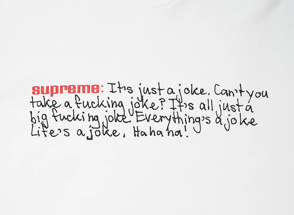 Supreme Joke Tee 