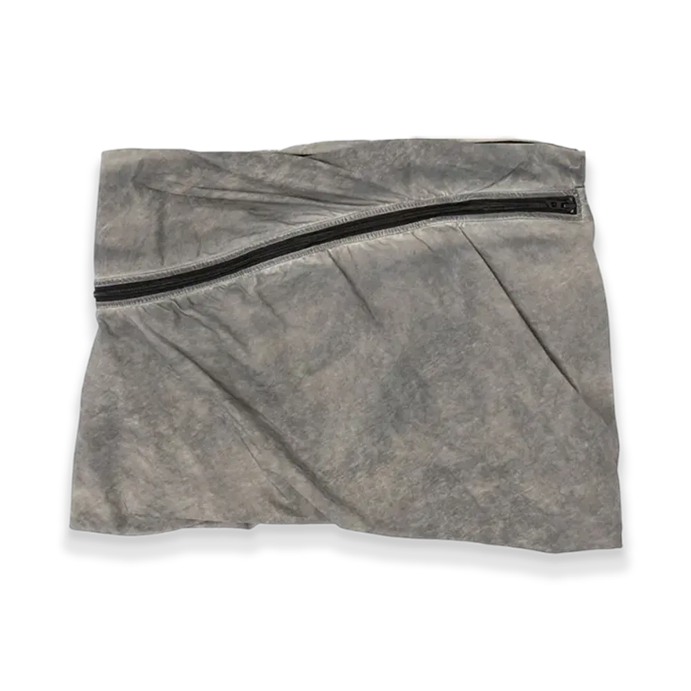 Diesel O-Rigin Bubble Skirt With Wrap Around Pocket "Gray"