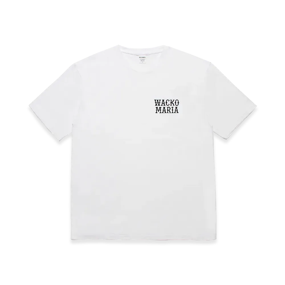 WACKO MARIA Washed Heavy Weight T-Shirt "White"