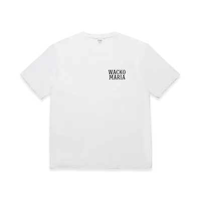 WACKO MARIA Washed Heavy Weight T-Shirt "White"