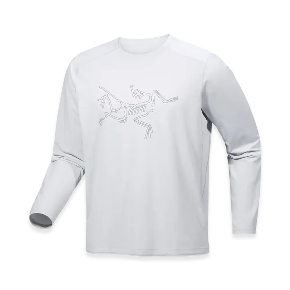 ARC'TERYX Cormac Logo LS Men's "Solitude Heather/Void" X000008452