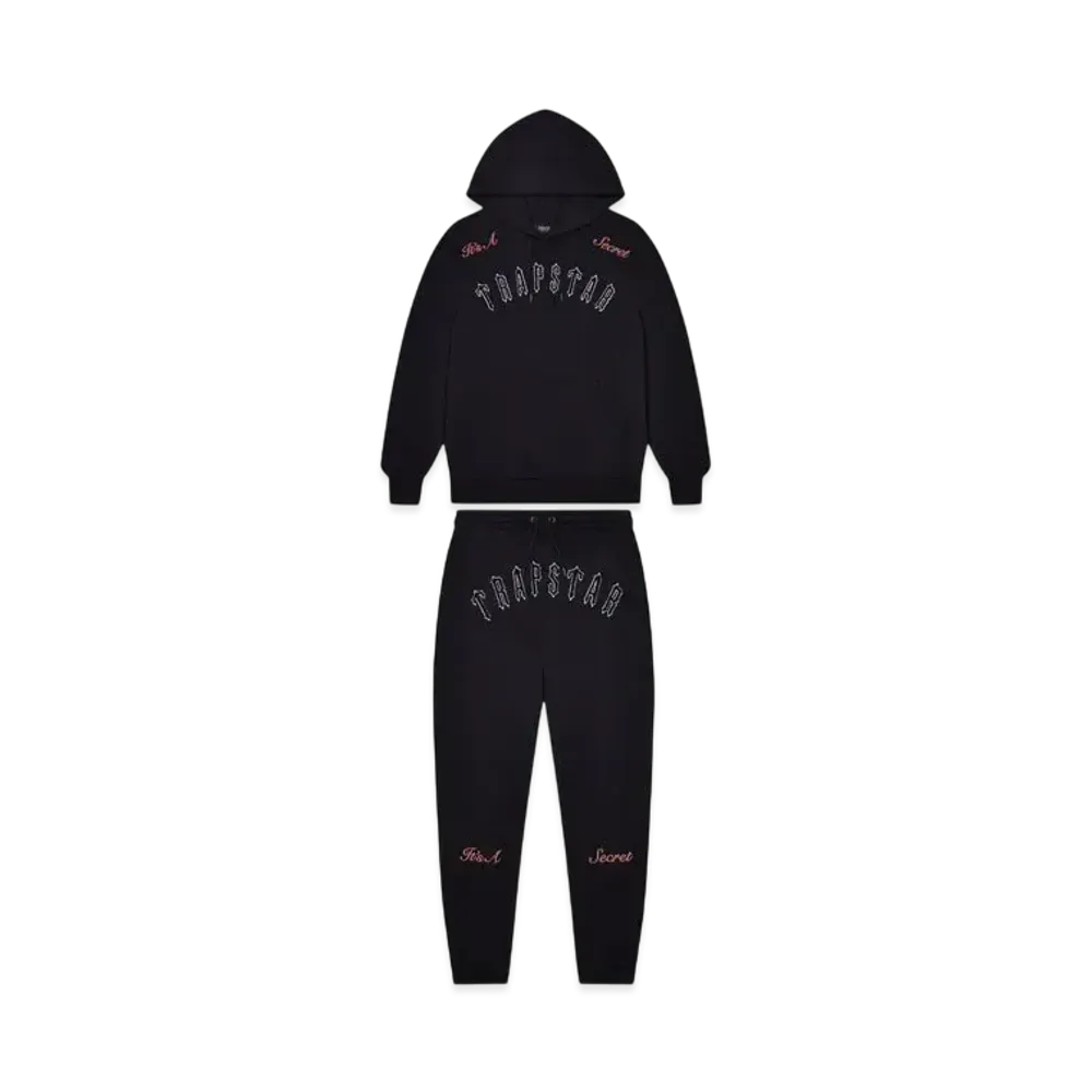 TRAPSTAR It's a Secret Tracksuit "Black/Pink"