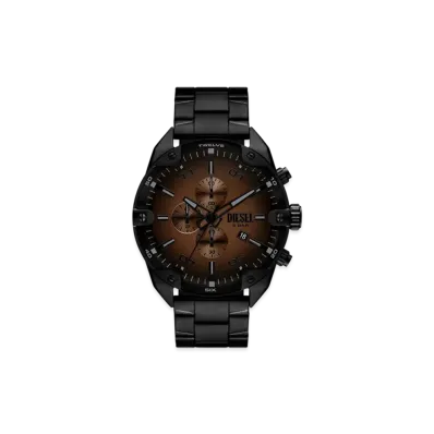 Diesel Dz4691 Watch Spiked Black Stainless Steel Watch "Black"