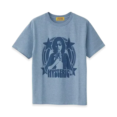 HYSTERIC GLAMOUR Women's Banana Girl T-Shirt "Blue"