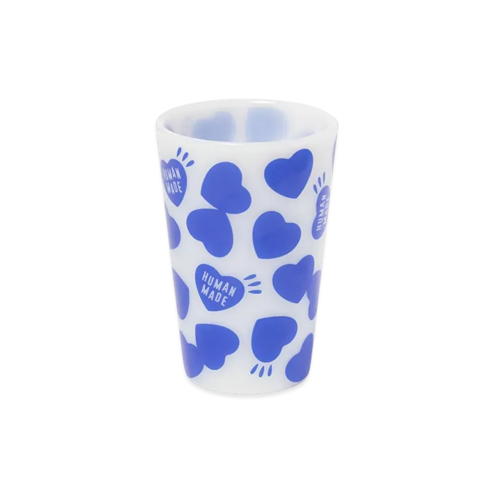 HUMAN MADE Heart Pattern Tumbler "Blue"