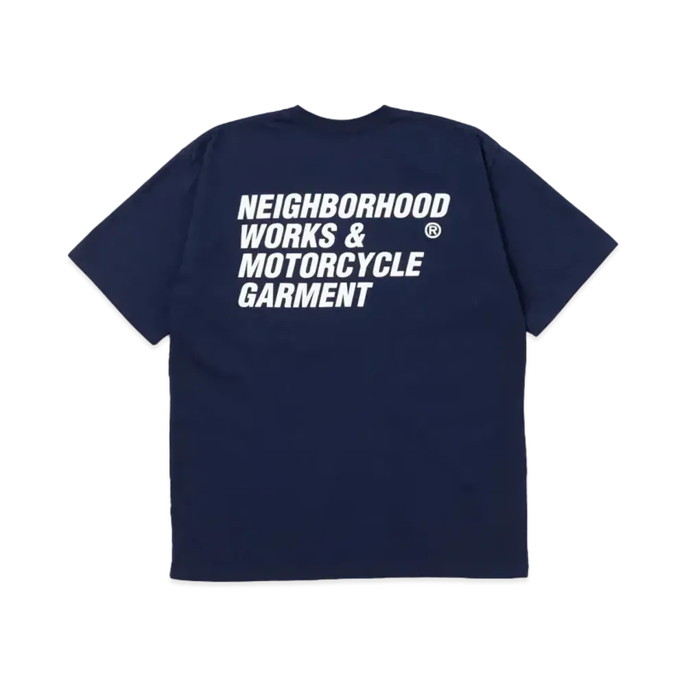 NEIGHBORHOOD NH . Tee SS-12 "Navy"