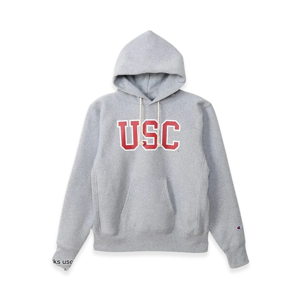 Champion Reverse Weave Hooded Sweatshirt 24FW "Oxford Gray"