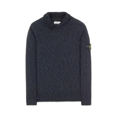 Stone Island 529D3 COTTON WOOL MELANGE "Blue"