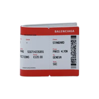 BALENCIAGA Wallets "Red/White"