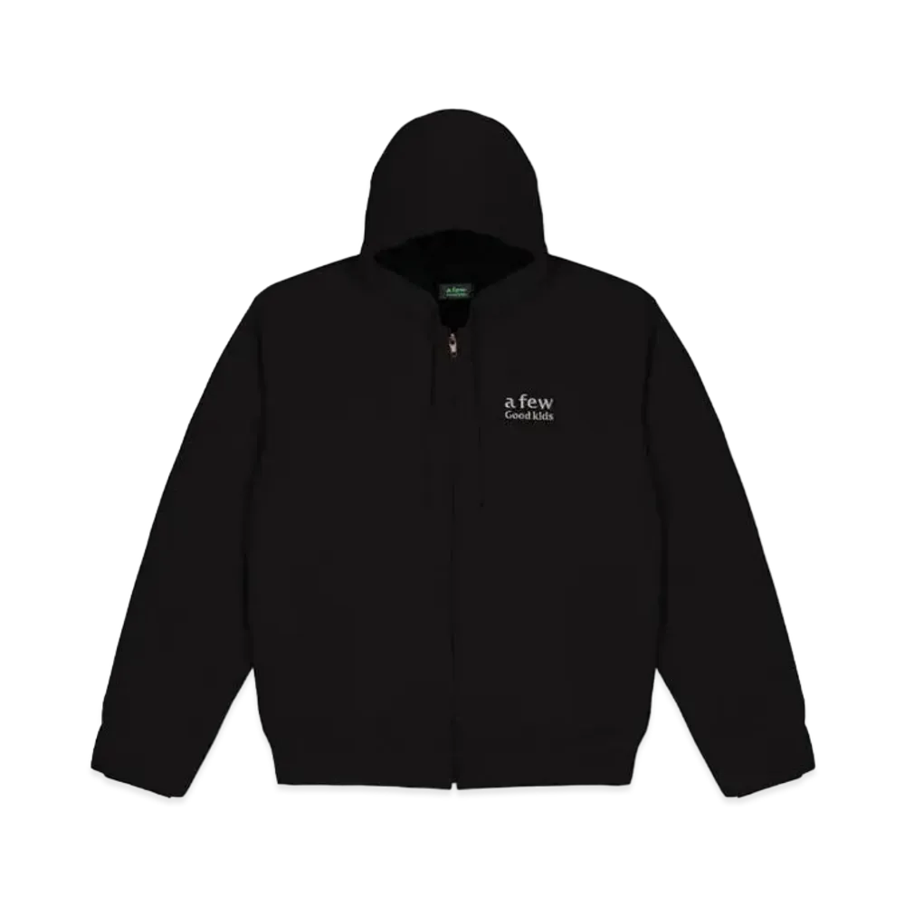 A FEW GOOD KIDS Overdyed Zip Up Jacket "Black"