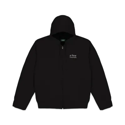A FEW GOOD KIDS Overdyed Zip Up Jacket "Black"