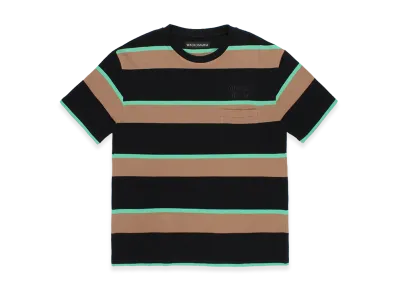 WACKO MARIA Striped T-Shirt "Brown"