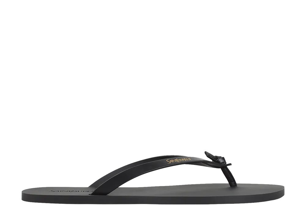 Saint Laurent Pool Flip-Flops "Black"