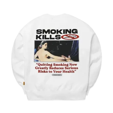 FR2 Nude Art Sweatshirt "White"