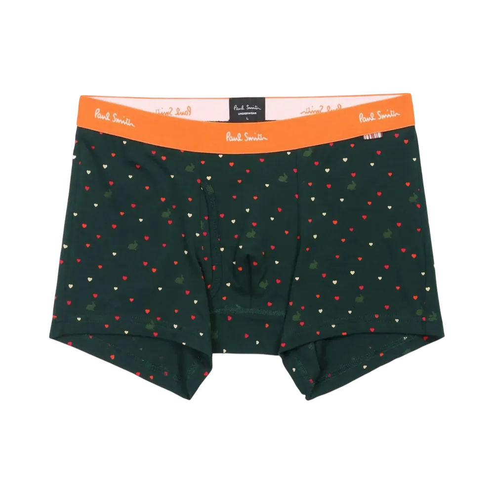 Paul Smith Heart Rabbit Boxer Shorts "Green"