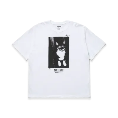 NEIGHBORHOOD x Osamu Nagahama . Tee SS-2 "White"