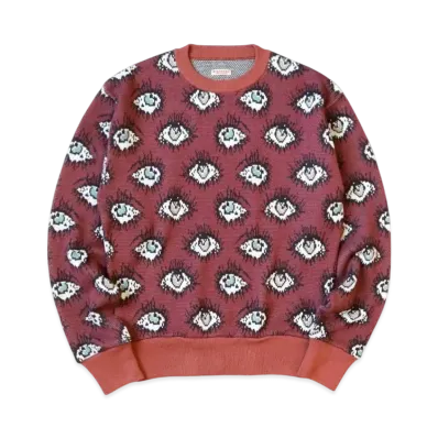 KAPITAL 8G Jacquard Knit Speakeasy Vintage Sweater "Enji"