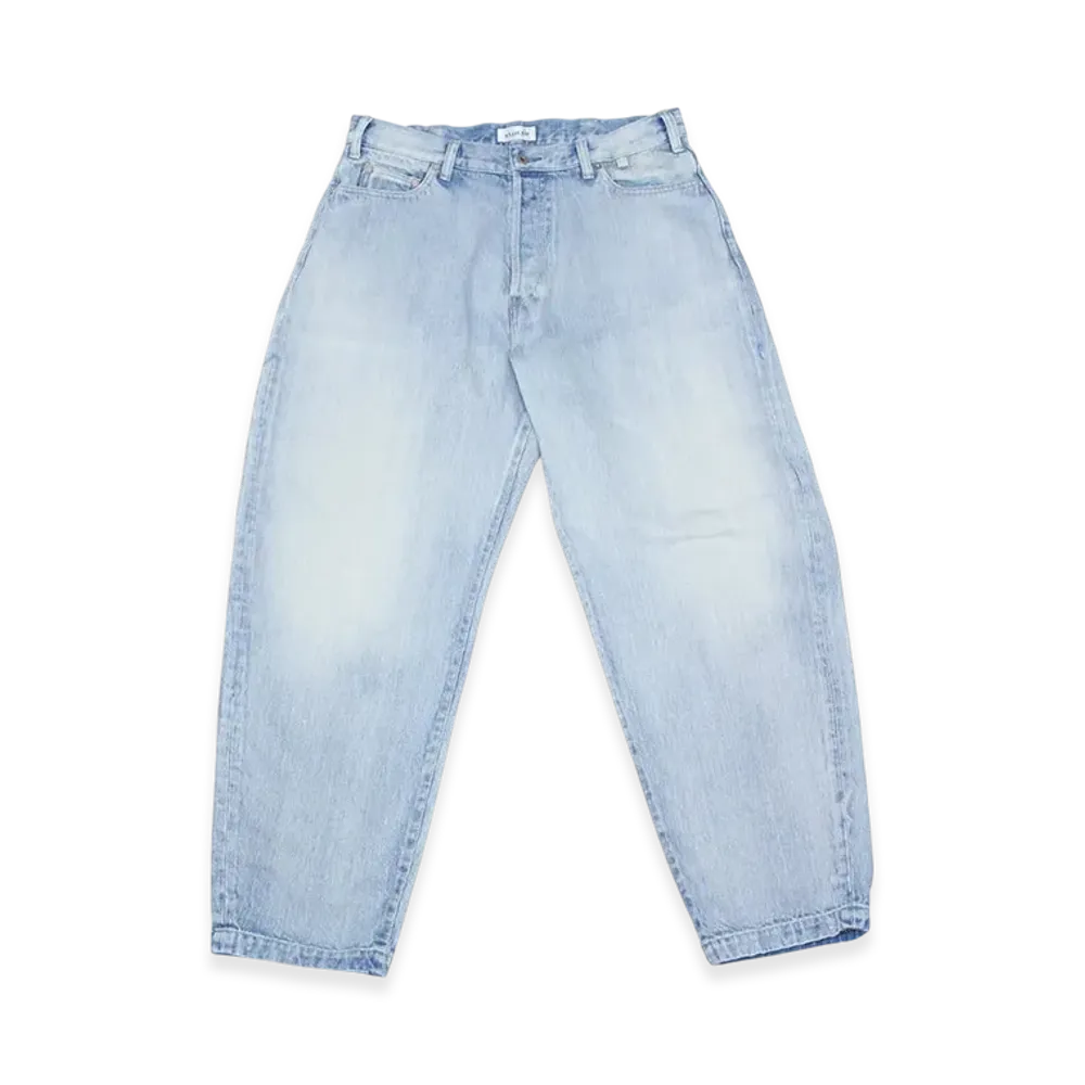 ALOUND Ventilation Bleach Denim Pants "Indigo"