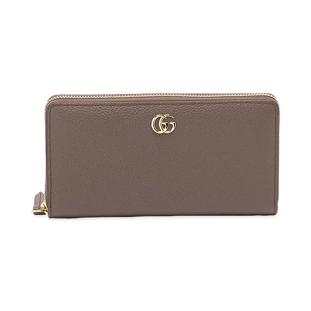 GUCCI Women's Petite Marmont Wallet "Brown"