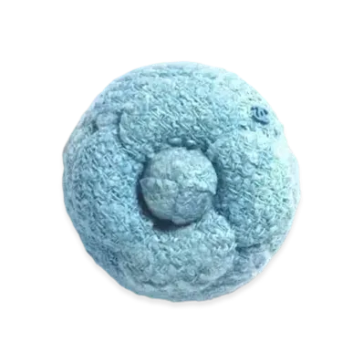 CHANEL Camellia Wool Tweed "Blue/Turquoise"