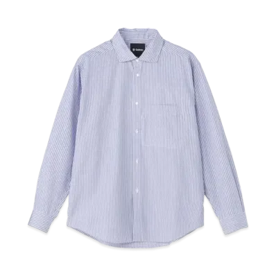 Goldwin Striped Comfortable Shirt (Unisex) "Saxe Stripe"