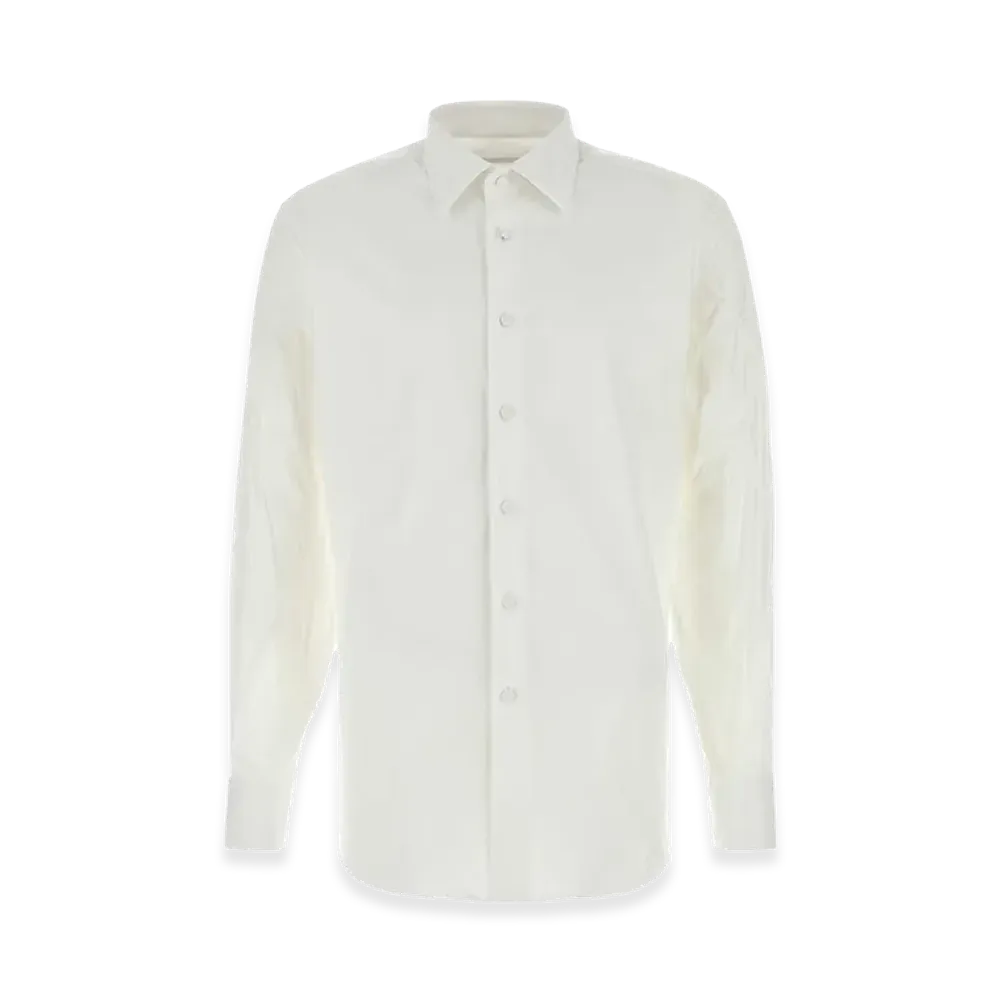 PRADA Stretch Cotton Blend Shirt "White"