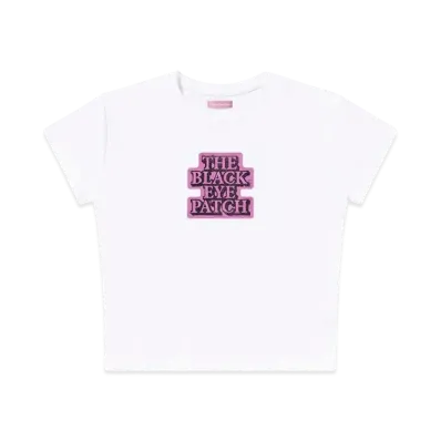 BlackEyePatch OG Label Baby Tee "White"