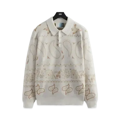 Kith Paisley Harmon Pullover "Waffle"
