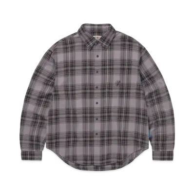 thisisneverthat x Grateful Dead Lightning Bear Plaid Shirt "Lavender"