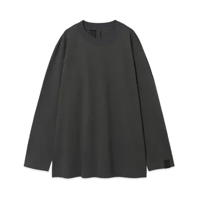 N.HOOLYWOOD Mock Neck Long Sleeve "Charcoal"