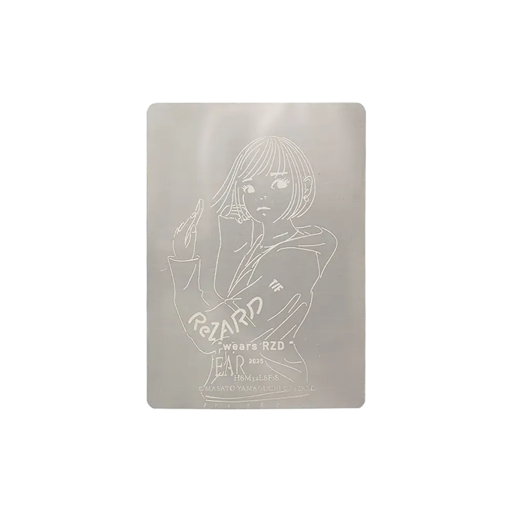 ReZARD × Masato Yamaguchi \ x Ex.Trading Card Metal ver.1 "SILVER"