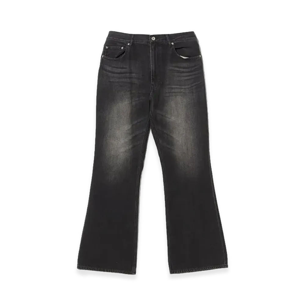 BEAMS FUTURE ARCHIVE Baggy Flare Denim "Black"