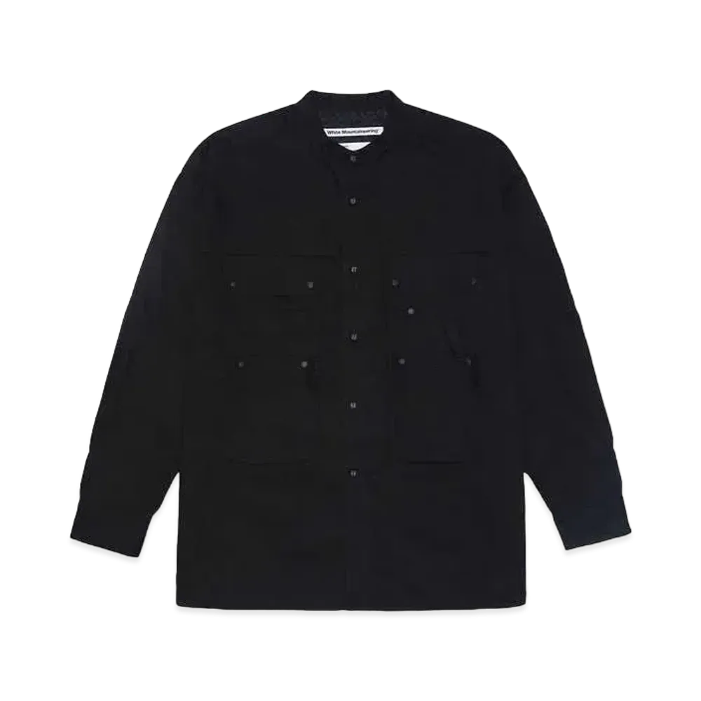 White Mountaineering MULTI POCKETS SHIRT "BLACK"