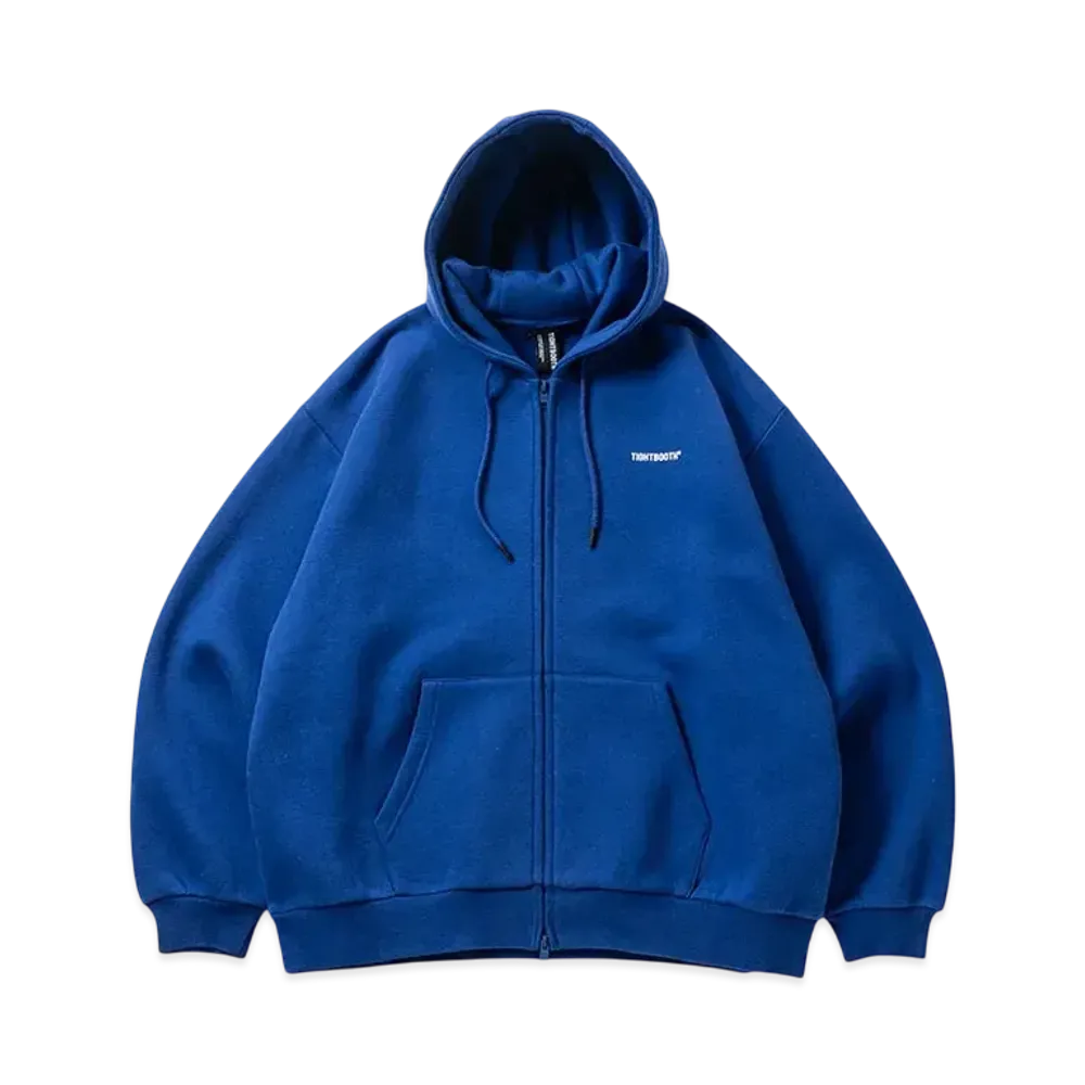 TIGHTBOOTH Logo Zip Hooded Sweat Shirt "Blue"