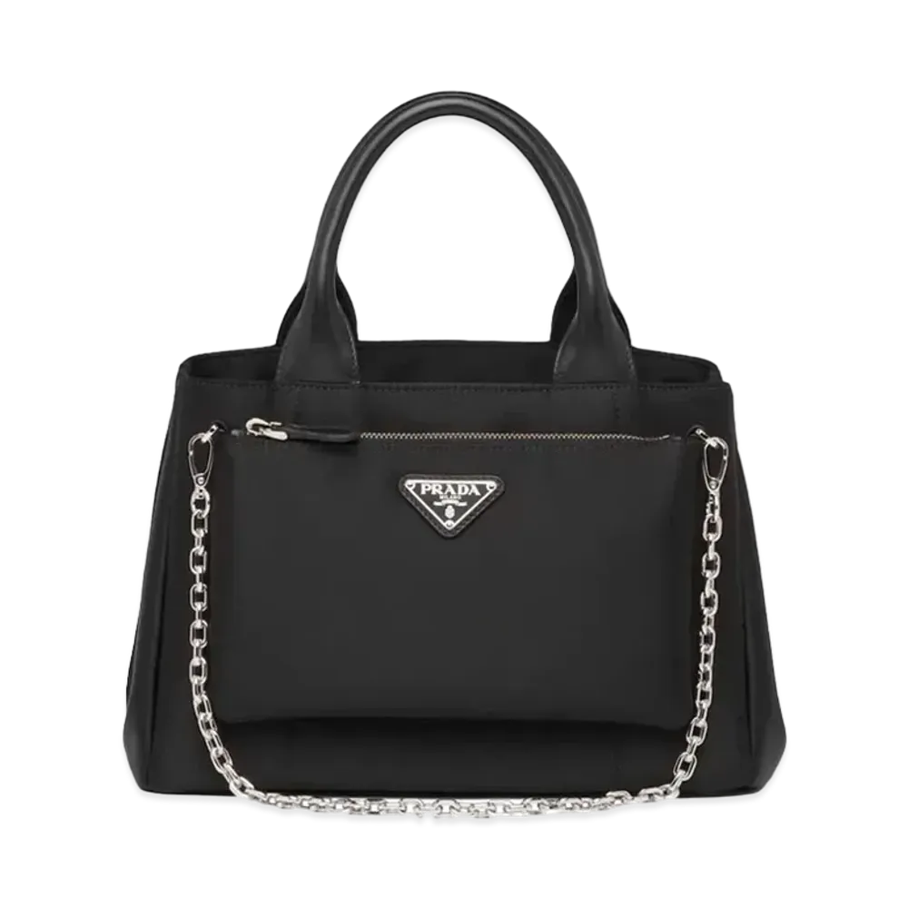PRADA Nylon Tote Bag "Black"
