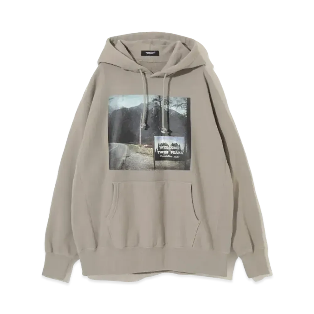 UNDERCOVER Twin Peaks Cotton Sweatshirt Hoodie "Light Green Gray"