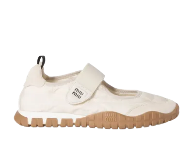 MIU MIU Women's Tyre Ballet Flats "White"