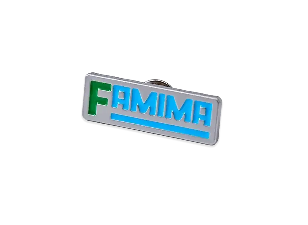 FamilyMart Convenience Wear x NIGO Metal Pins FAMIMA "Silver"