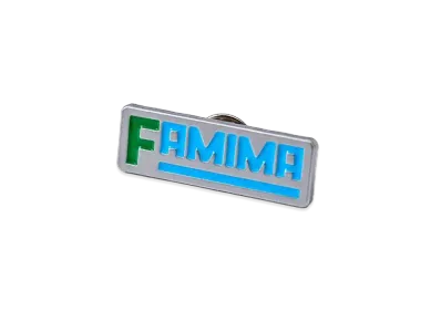 FamilyMart Convenience Wear x NIGO Metal Pins FAMIMA "Silver"