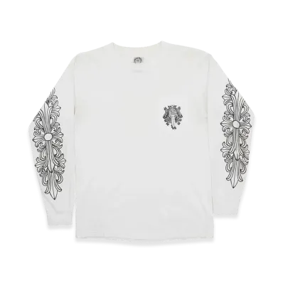 Chrome Hearts Vine Dagger Pocket L/S T-Shirt "White"