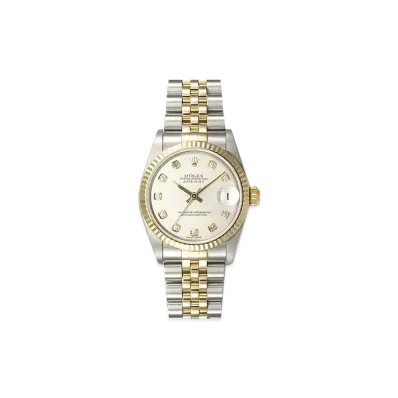 ROLEX Datejust 10P Diamonds "Silver/Stainless Steel/Yellow Gold"