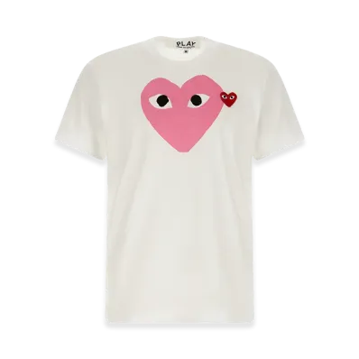 PLAY COMME des GARCONS Women's T-Shirts "Pink"